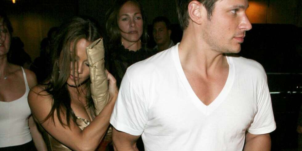 Vanessa Minnillo og Nick Lachey Vanessa Minnillo og Nick Lachey