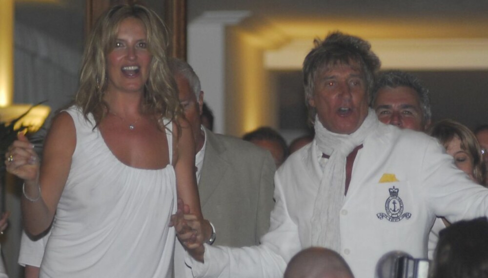 Rod Stewart og Penny Lancaster Rod Stewart og Penny Lancaster