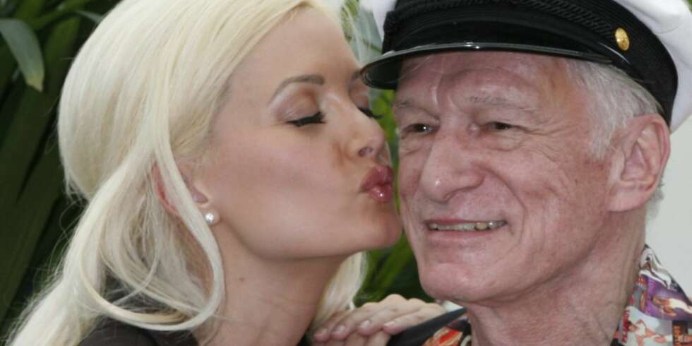 Holly Madison og Hugh Hefner Holly Madison og Hugh Hefner