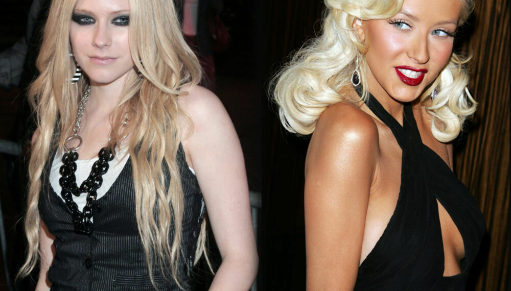 Avril Lavigne og Christina Aguilera Avril Lavigne og Christina Aguilera