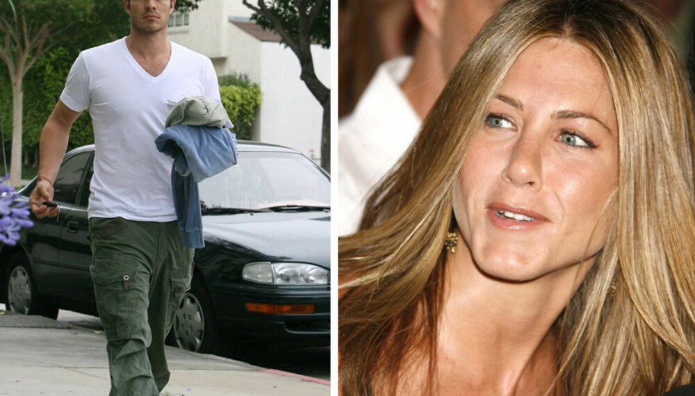 Jennifer Aniston og Paul Sculfor Jennifer Aniston og Paul Sculfor