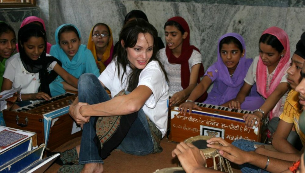 Angelina Jolie i India Angelina Jolie i India