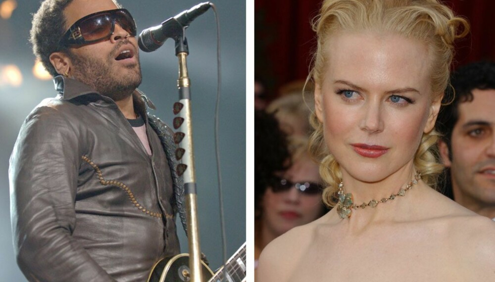 Lenny Kravitz og Nicole Kidman Lenny Kravitz og Nicole Kidman