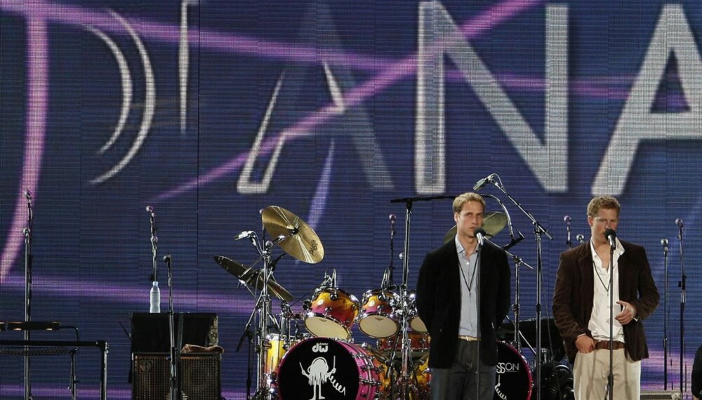 Diana-konsert: William og Harry Diana-konsert: William og Harry