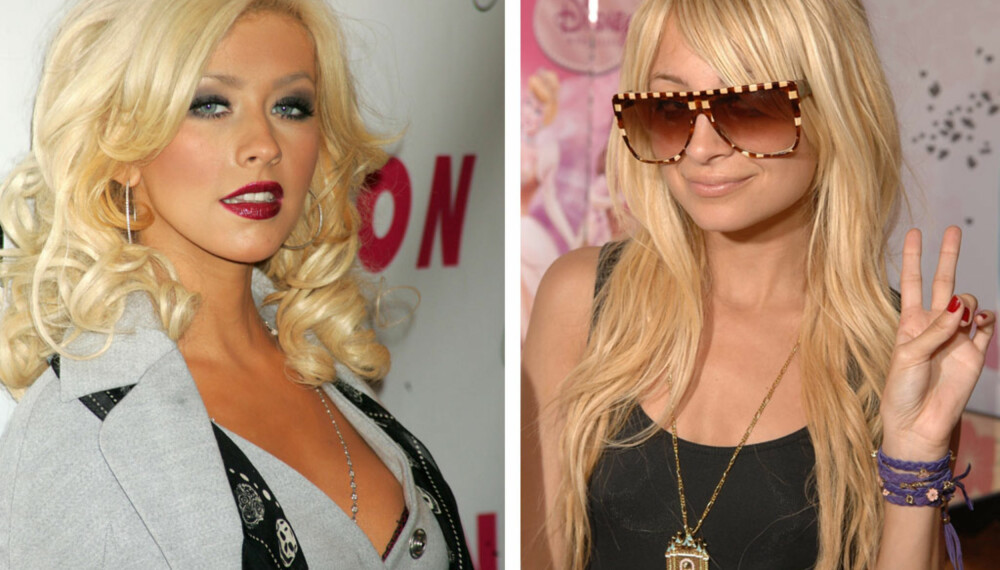 Christina Aguilera og Nicole Richie Christina Aguilera og Nicole Richie