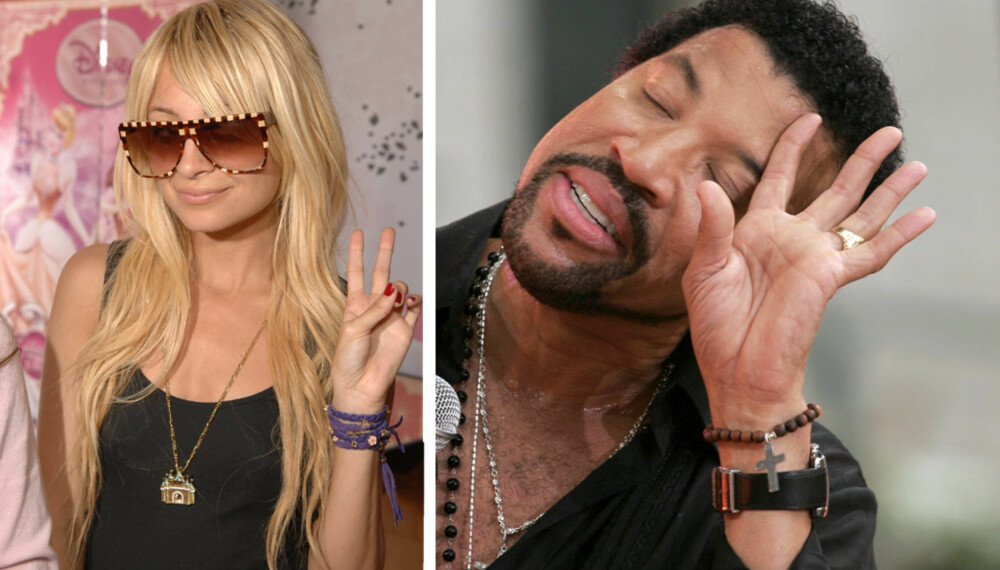 Nicole Richie og pappa Lionel Richie. Nicole Richie og pappa Lionel Richie.