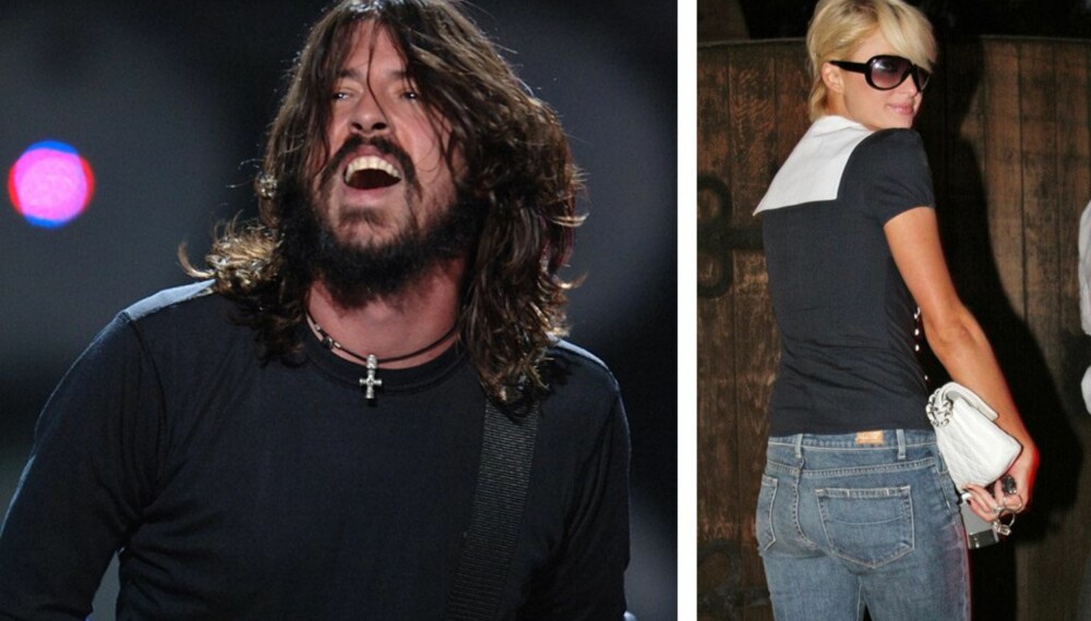 Dave Grohl og Paris Hilton Dave Grohl og Paris Hilton