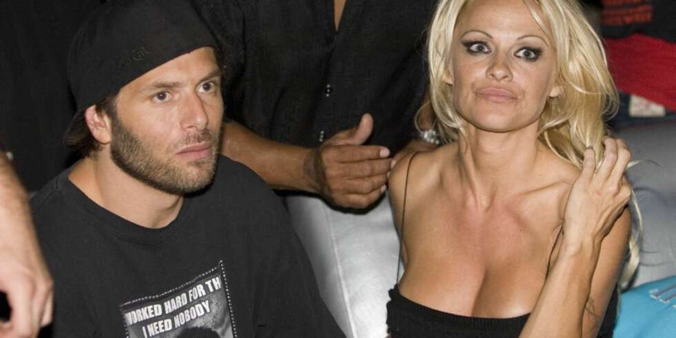 Pamela Anderson og Rick Salomon Pamela Anderson og Rick Salomon
