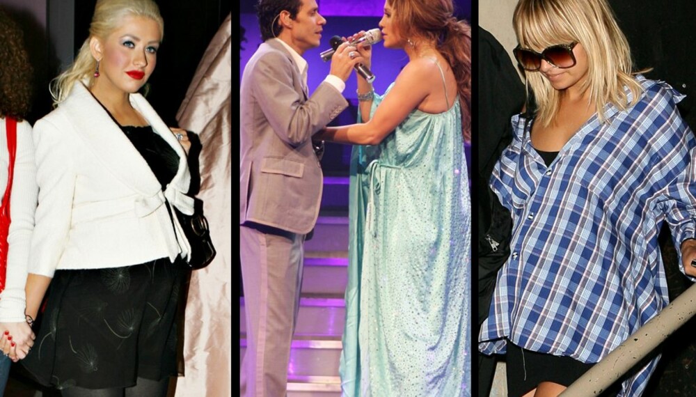 Babyåret 2008: Svangre Christina Aguilera, Jennifer Lopez og Nicole Richie Babyåret 2008: Svangre Christina Aguilera, Jennifer Lopez og Nicole Richie