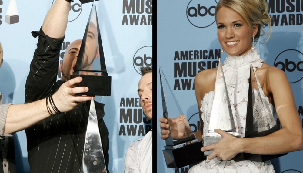 Chris Daughtry og Carrie Underwood Chris Daughtry og Carrie Underwood