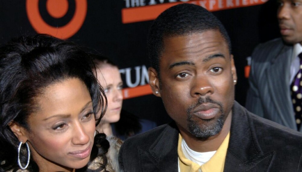 Malaak Compton-Rock og Chris Rock Malaak Compton-Rock og Chris Rock