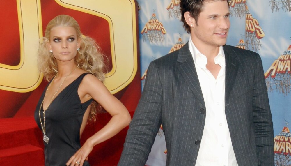 Jessica Simpson og Nick Lachey Jessica Simpson og Nick Lachey