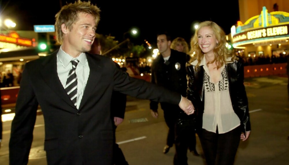 Julia Roberts og Brad Pitt Julia Roberts og Brad Pitt