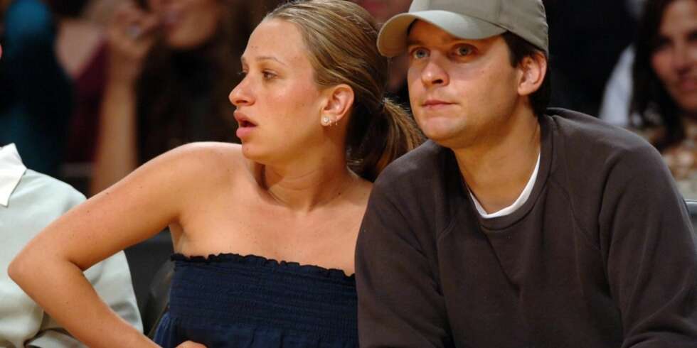 Jennifer Myer og Tobey Maguire Jennifer Myer og Tobey Maguire