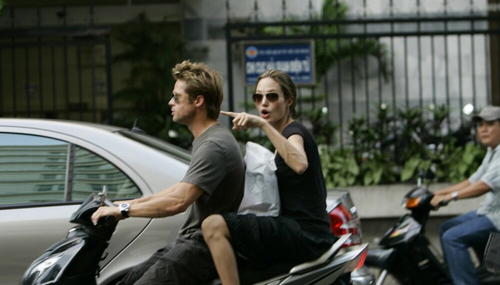 Angelina Jolie og Brad Pitt Angelina Jolie og Brad Pitt