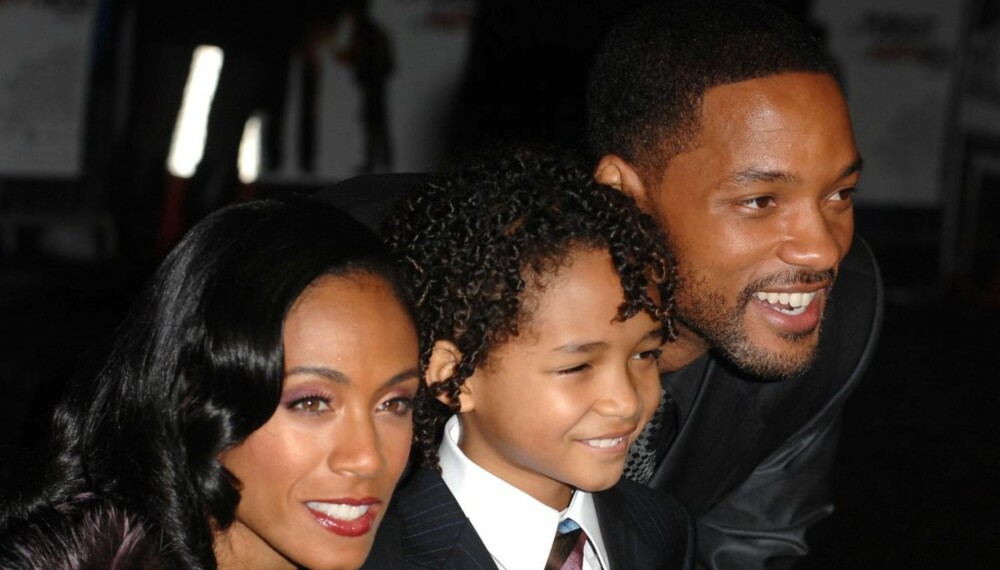 Jada Pinkett Smith, Will Smith og Jaden Christopher Smith Jada Pinkett Smith, Will Smith og Jaden Christopher Smith