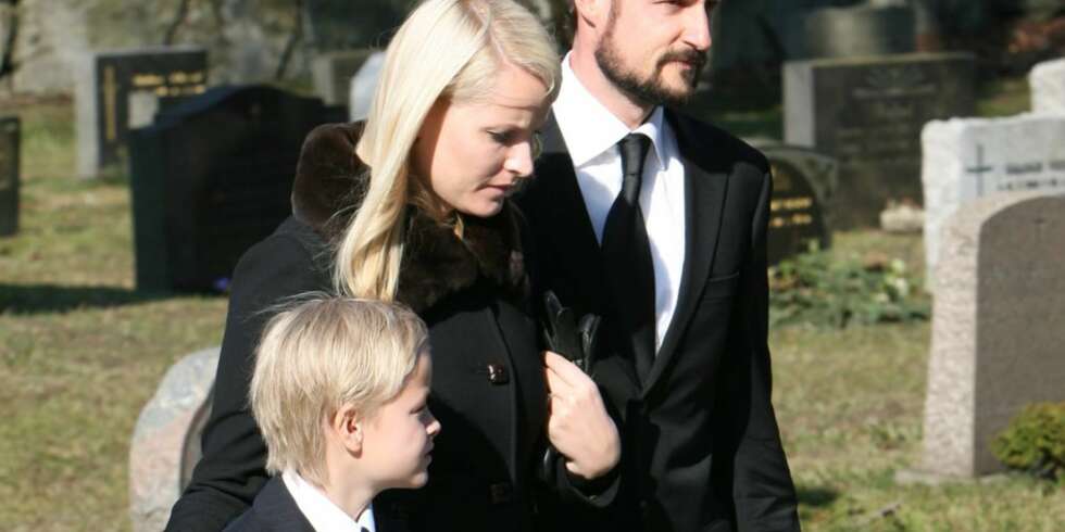 Kronprins Haakon, kronprinsesse Mette-Marit og Marius Kronprins Haakon, kronprinsesse Mette-Marit og Marius