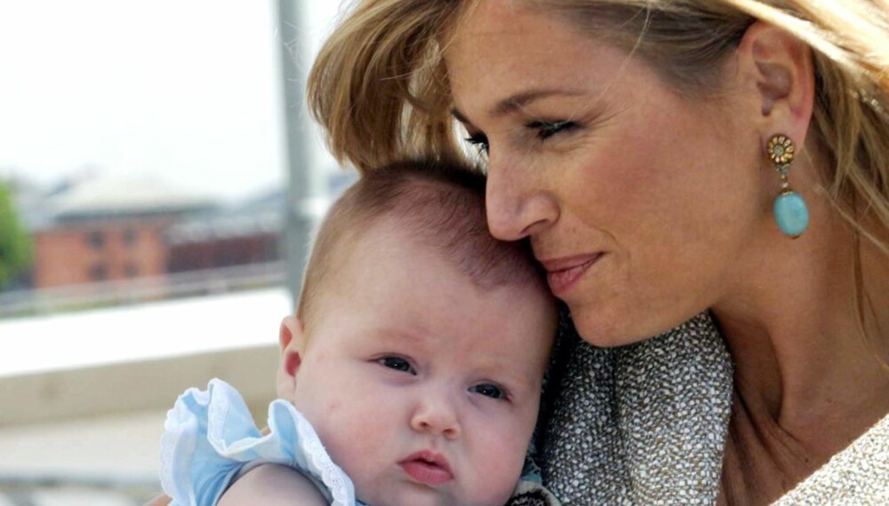 Maxima og datteren Alexia Maxima og datteren Alexia