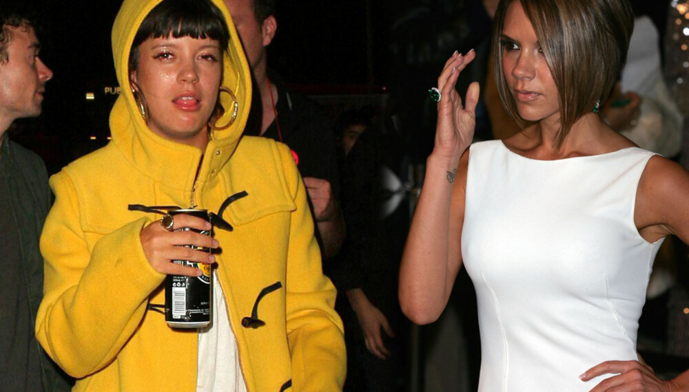 Lilly Allen og Victoria Beckham Lilly Allen og Victoria Beckham