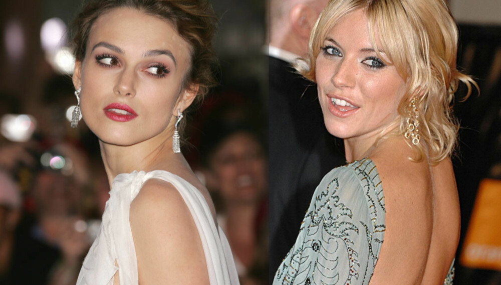 Keira Knightley og Sienna Miller Keira Knightley og Sienna Miller