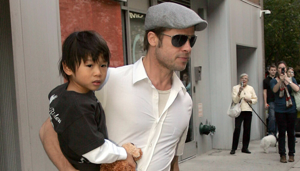 Brad Pitt og sønnen Pax Brad Pitt og sønnen Pax