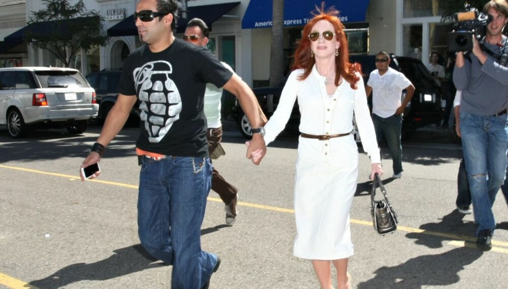 Adnan Ghalib og Kathy Griffin Adnan Ghalib og Kathy Griffin