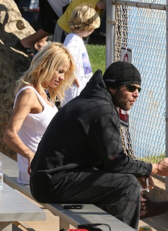 Pamela Anderson og Rick Salomon Pamela Anderson og Rick Salomon