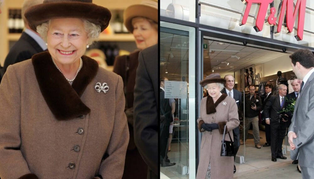 Dronning Elizabeth på H&M Dronning Elizabeth på H&M