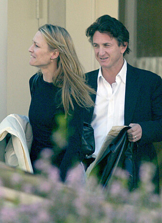 Sean Penn og kona Robin Wright Penn Sean Penn og kona Robin Wright Penn