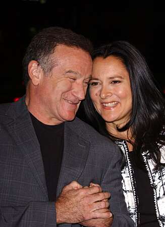 Robin Williams og kona Marsha Robin Williams og kona Marsha