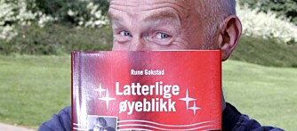 Rune Gokstad gir ut boken "Latterlige øyeblikk". Rune Gokstad gir ut boken "Latterlige øyeblikk".
