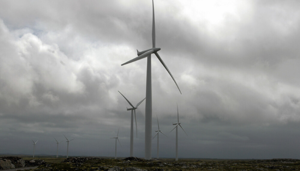 Vindkraftplanene legges foreløpig på is. Foto: Statkraft Vindkraftplanene legges foreløpig på is. Foto: Statkraft