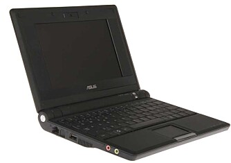 Skjermen på Asus Eee PC er kun 7 tommer. Det er lite, men duger til surfing, e-post og chatting. Skjermen på Asus Eee PC er kun 7 tommer. Det er lite, men duger til surfing, e-post og chatting.