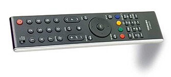 Fjernkontrollen er bedre enn tidligere forsøk, men Toshiba er ennå ikke helt i mål her. Fjernkontrollen er bedre enn tidligere forsøk, men Toshiba er ennå ikke helt i mål her.