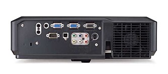 PJ758 bak.jpg:
Mangler viktige tilkoblinger: PJ758 ha verken DVI eller HDMI-innganger. Dette betyr at det kun er analoge alternativer på tilkoblingssiden. PJ758 bak.jpg:
Mangler viktige tilkoblinger: PJ758 ha verken DVI eller HDMI-innganger. Dette betyr at det kun er analoge alternativer på tilkoblingssiden.