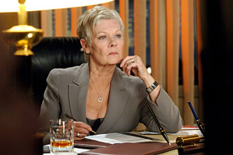 Dame Judi Dench spiller M - toppsjefen i MI6. Foto: Buena Vista International Dame Judi Dench spiller M - toppsjefen i MI6. Foto: Buena Vista International