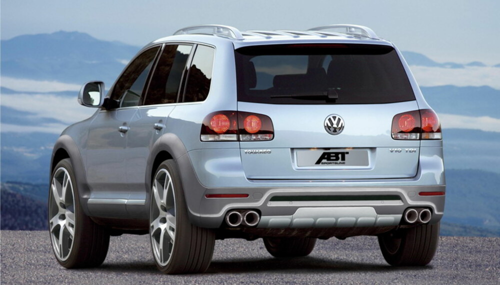 Store bremser, store hjul og et fastere understell kommer nok godt med om du går hele veien med Touareg V8´en din, da får den nemlig 500 hk. Store bremser, store hjul og et fastere understell kommer nok godt med om du går hele veien med Touareg V8´en din, da får den nemlig 500 hk.