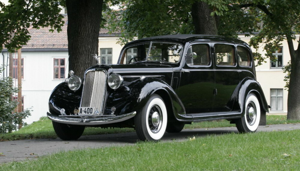 Dronning Mauds vakre ´36 Humber Pullman Limousine er på plass. Dronning Mauds vakre ´36 Humber Pullman Limousine er på plass.