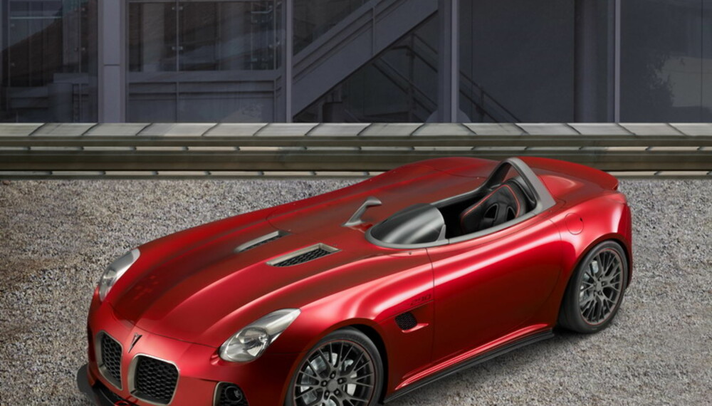 Med relativt enkle grep er en tøff roadster omdannet til en moderne racerbil i vakker, klassisk stil. Med relativt enkle grep er en tøff roadster omdannet til en moderne racerbil i vakker, klassisk stil.