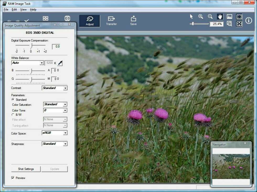 CANON: Programmet «RAW Image Task» følger med speilreflekskameraene til Canon, og kan brukes til å gjøre enkle operasjoner på RAW-filer. CANON: Programmet «RAW Image Task» følger med speilreflekskameraene til Canon, og kan brukes til å gjøre enkle operasjoner på RAW-filer.