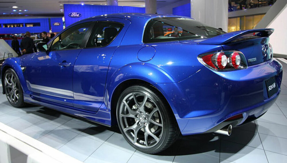 Mazda jubilerer, og feirer med en spesialutgave av Mazda RX8. Mazda jubilerer, og feirer med en spesialutgave av Mazda RX8.