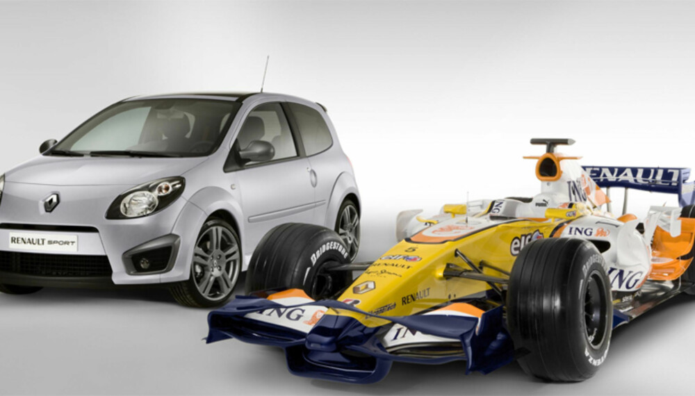Renault avduket Twingo Renault Sport ved samme anledning som de viste fram årets F1-bil. Renault avduket Twingo Renault Sport ved samme anledning som de viste fram årets F1-bil.