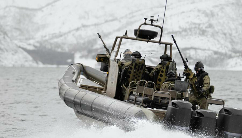Marinejegerkommandoen i RIB. (Foto: Håkon Bonafede) Marinejegerkommandoen i RIB. (Foto: Håkon Bonafede)