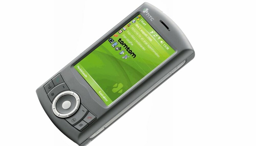 FREMTIDEN: Mobil med GPS er fremtiden. HTC er den eneste i testen som har denne kombinasjonen. FREMTIDEN: Mobil med GPS er fremtiden. HTC er den eneste i testen som har denne kombinasjonen.