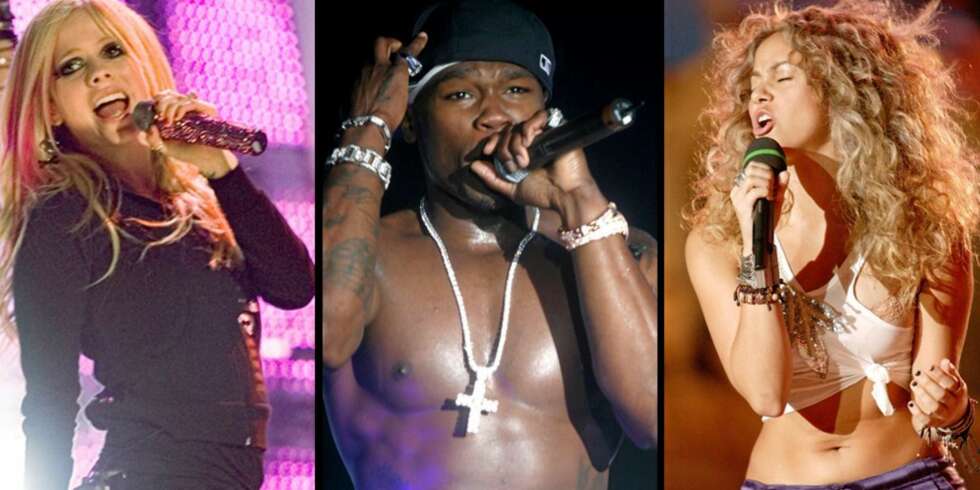 TOPP TI: Hverken Avril Lavigne, 50 Cent eller Shakira har imponert nettbrukerne med sine sangtekster TOPP TI: Hverken Avril Lavigne, 50 Cent eller Shakira har imponert nettbrukerne med sine sangtekster
