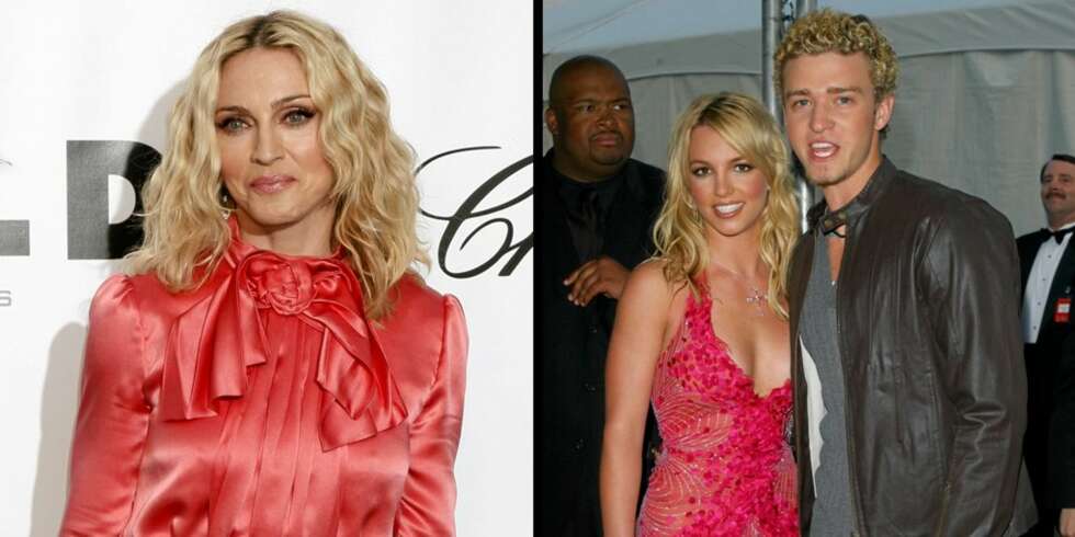 ØNSKER GJENFORENING: Madonna vil føre Britney og Justin sammen igjen. ØNSKER GJENFORENING: Madonna vil føre Britney og Justin sammen igjen.