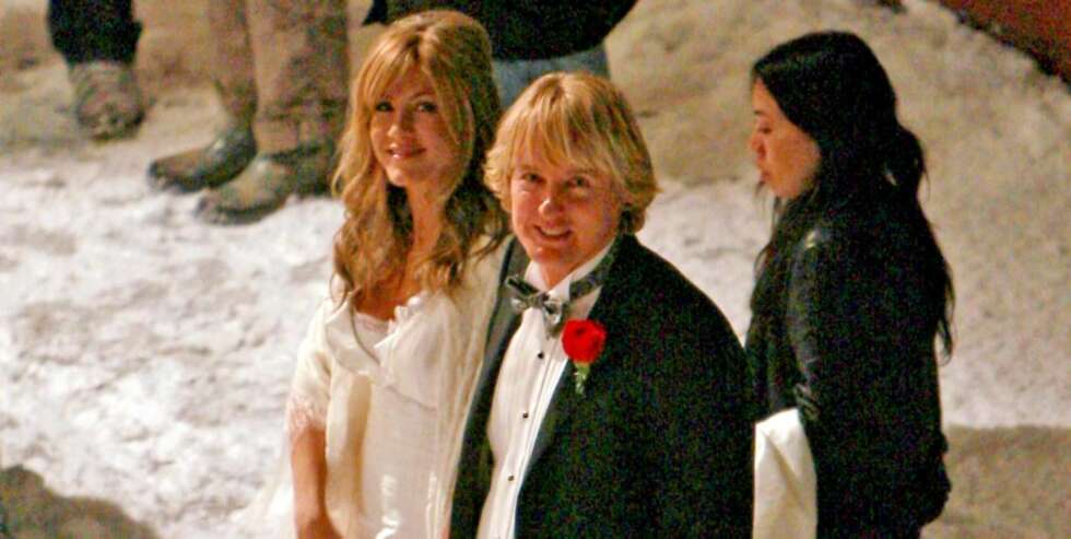 SPILLER SAMMEN: I filmen "Marley & jeg" spiller Jennifer mot Owen Wilson. Filmen har premiere til neste år. SPILLER SAMMEN: I filmen "Marley & jeg" spiller Jennifer mot Owen Wilson. Filmen har premiere til neste år.