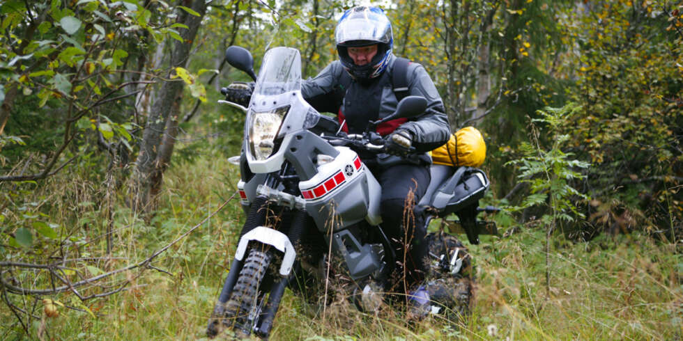 ARTIKKELFORFATTEREN: Med Yamaha Ténéré i bushen. ARTIKKELFORFATTEREN: Med Yamaha Ténéré i bushen.