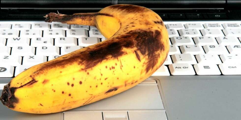FRUKTFARE: Å legge banan eller andre råtnende materier på en pc kan få uante konsekvenser for dataene dine. FRUKTFARE: Å legge banan eller andre råtnende materier på en pc kan få uante konsekvenser for dataene dine.