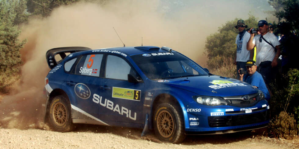 Petter Solberg debuterer med Subarus nye rallybil i Hellas denne helgen. Til neste år kan kanskje storebror Henning også kjøre denne bilen. Petter Solberg debuterer med Subarus nye rallybil i Hellas denne helgen. Til neste år kan kanskje storebror Henning også kjøre denne bilen.